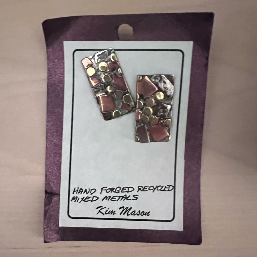 Kim Mason NEW recycled earrings